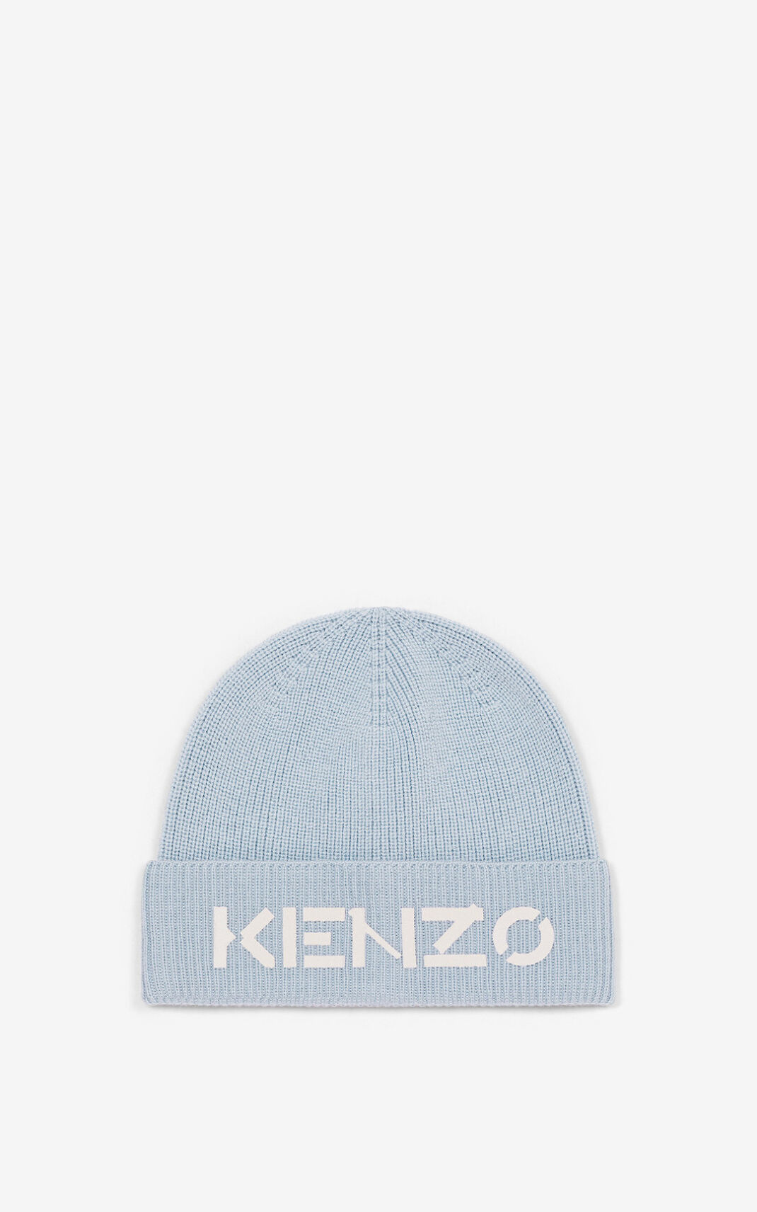 Bonnet Kenzo Femme Logo knit Grise GCYUP-1870